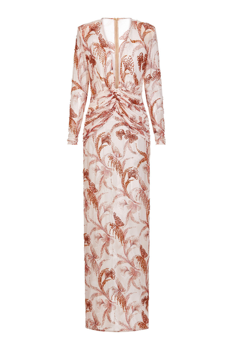 SUNSET PLUNGE MAXI DRESS (RUNWAY) 6