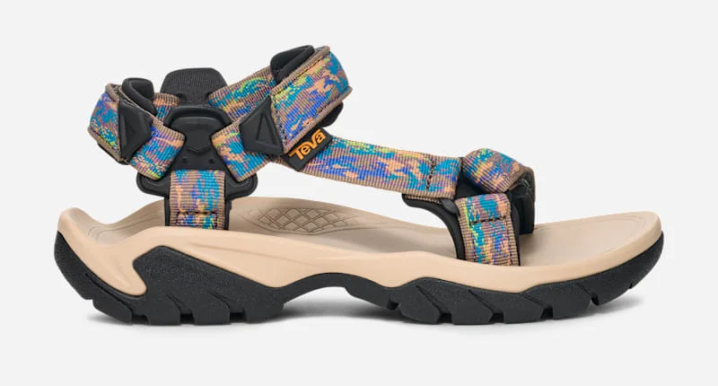 Women's Terra Fi 5 Universal Hiking Sandal in Blue/Black - 1
