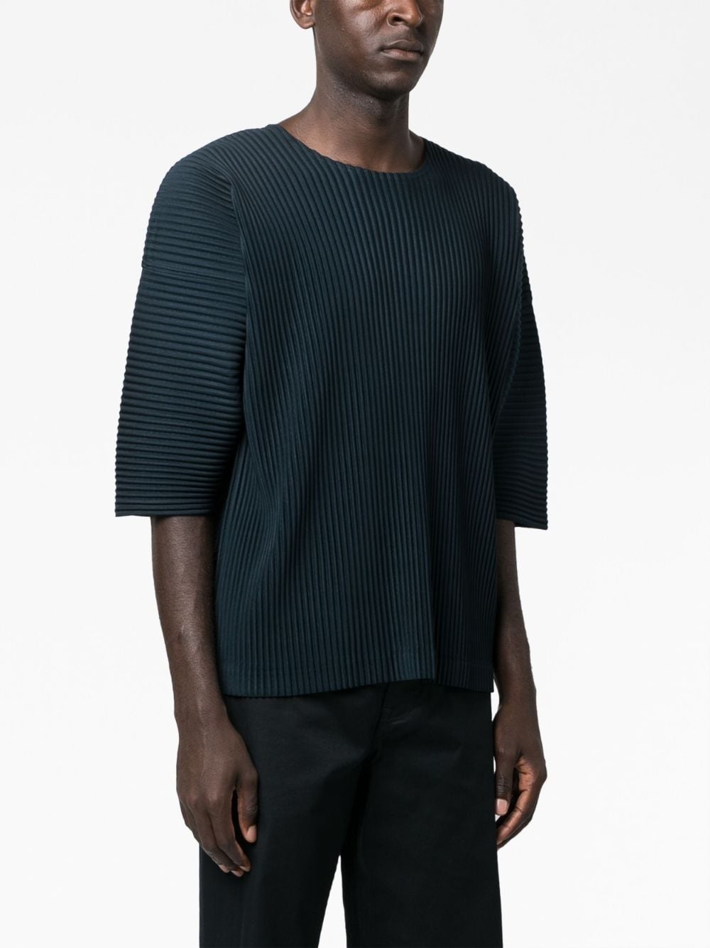 knitted short-sleeved T-shirt - 3