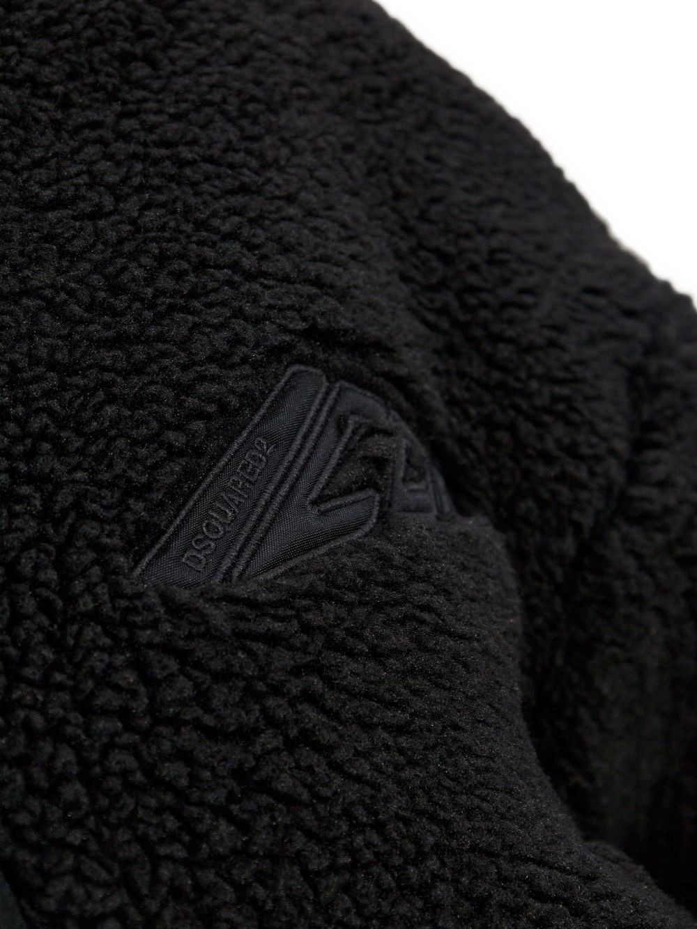 embroidered fleece jacket - 5