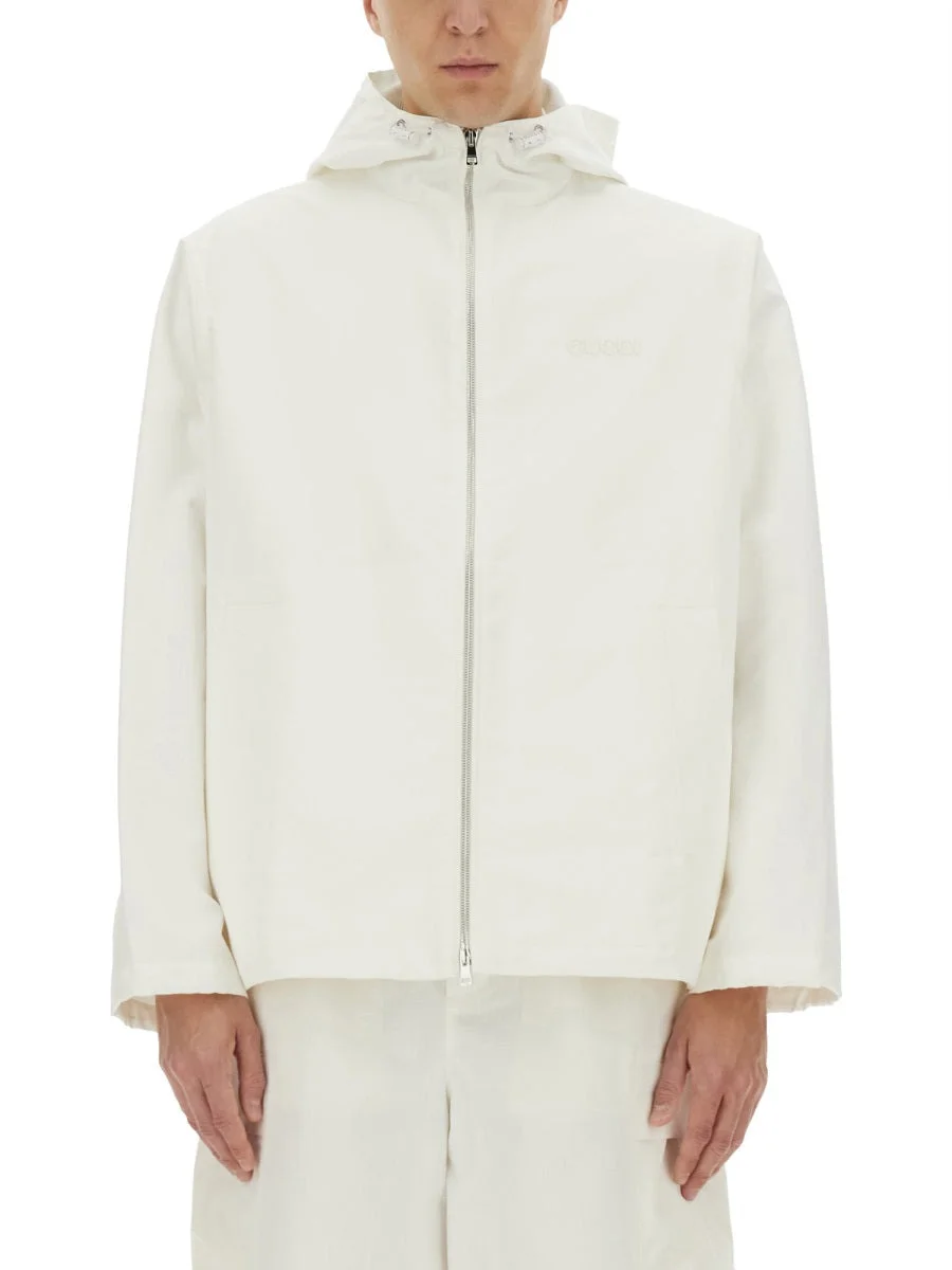 Gucci Men Zipper Sweatshirt "Web" - 1