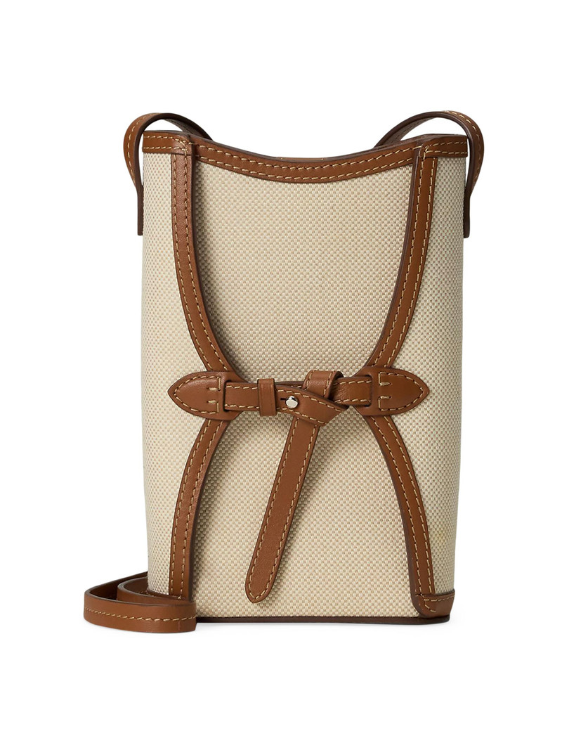 Women's The Ralph Canvas Phone Pouch - Natural Gold 1