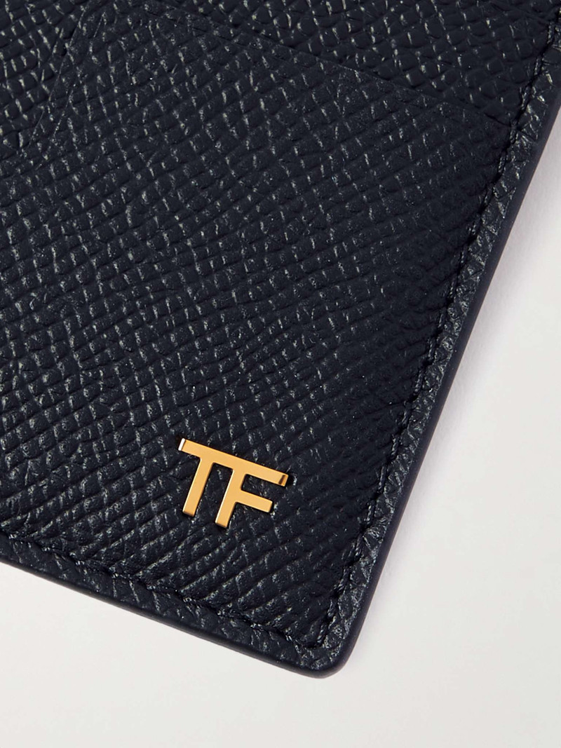Full-Grain Leather Cardholder with Money Clip 4