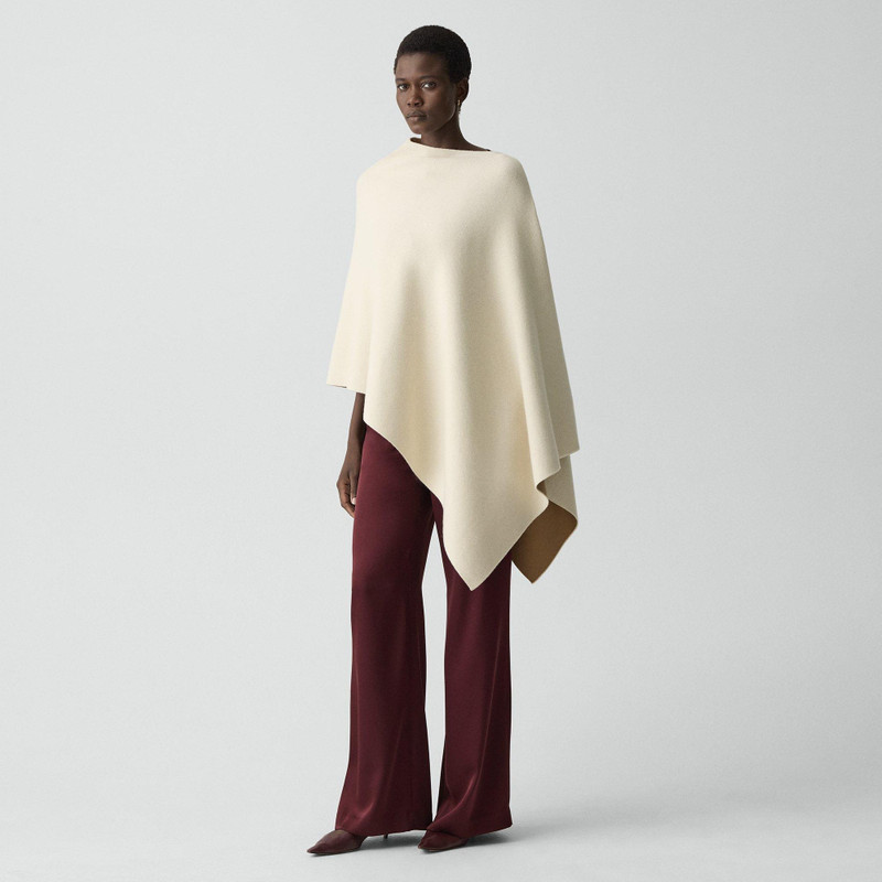 Theory Draped Poncho in Felted Wool-Cashmere outlook