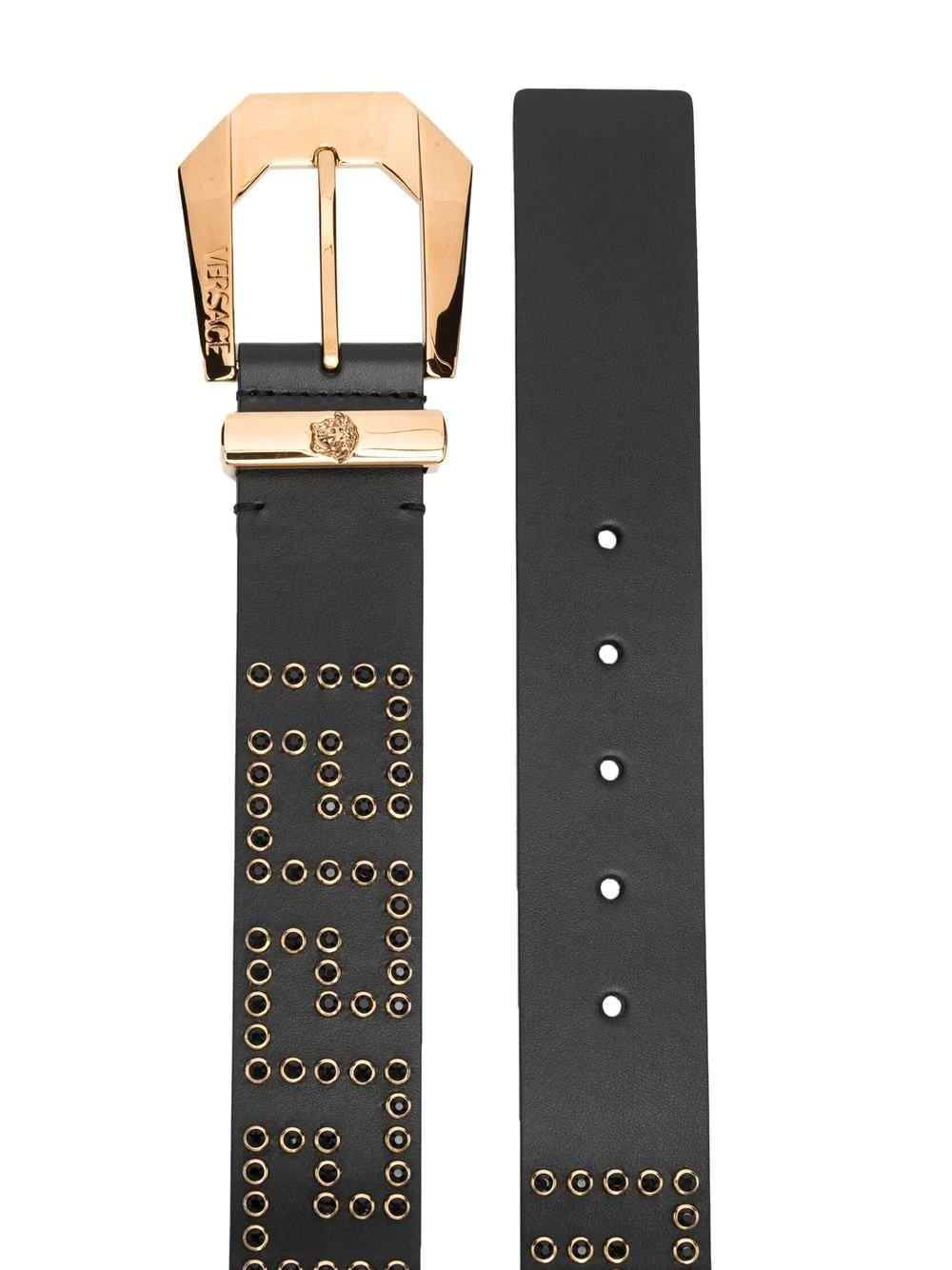 Greca stud-embellished belt - 2