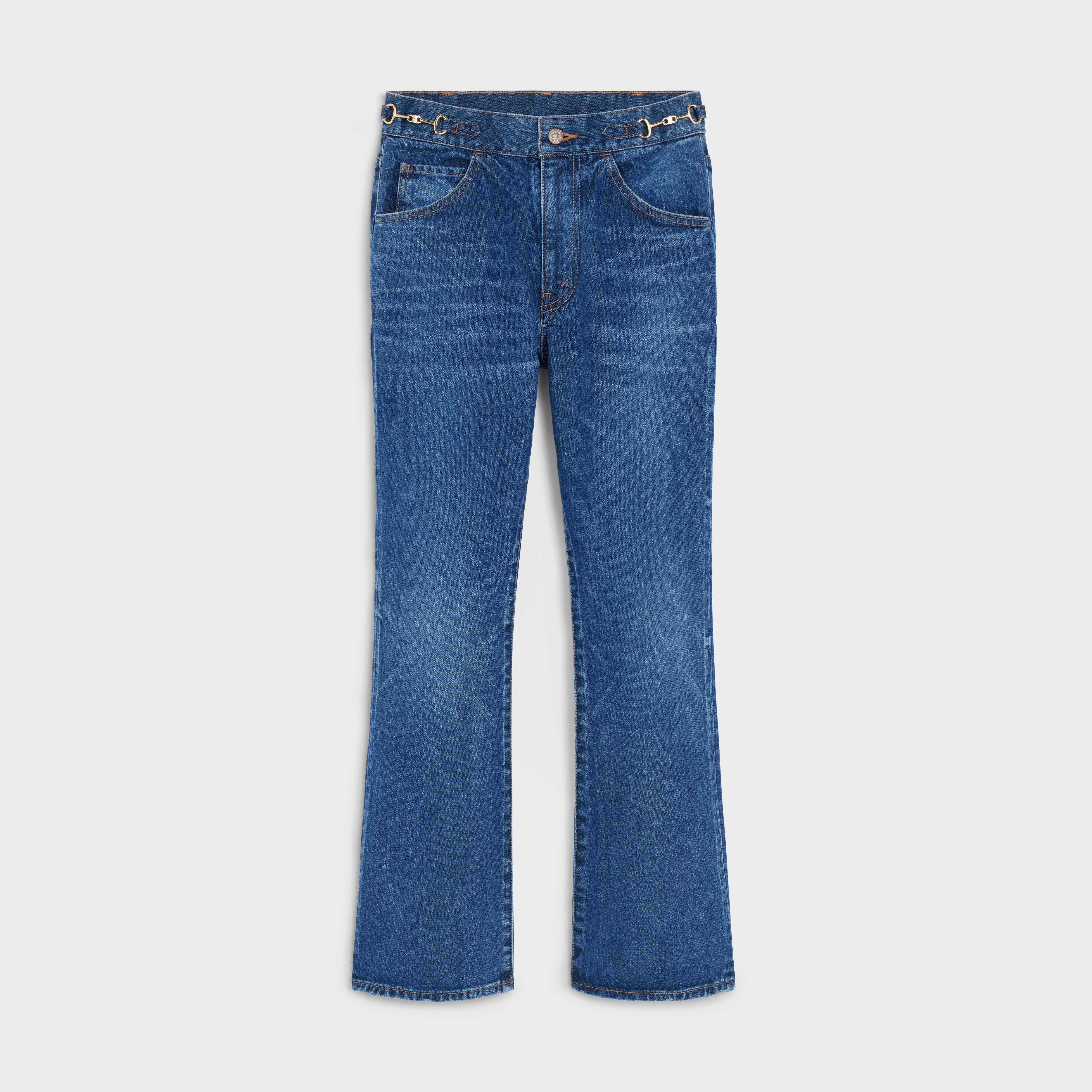 DYLAN FLARED JEANS IN SUNSET WASH DENIM - 1