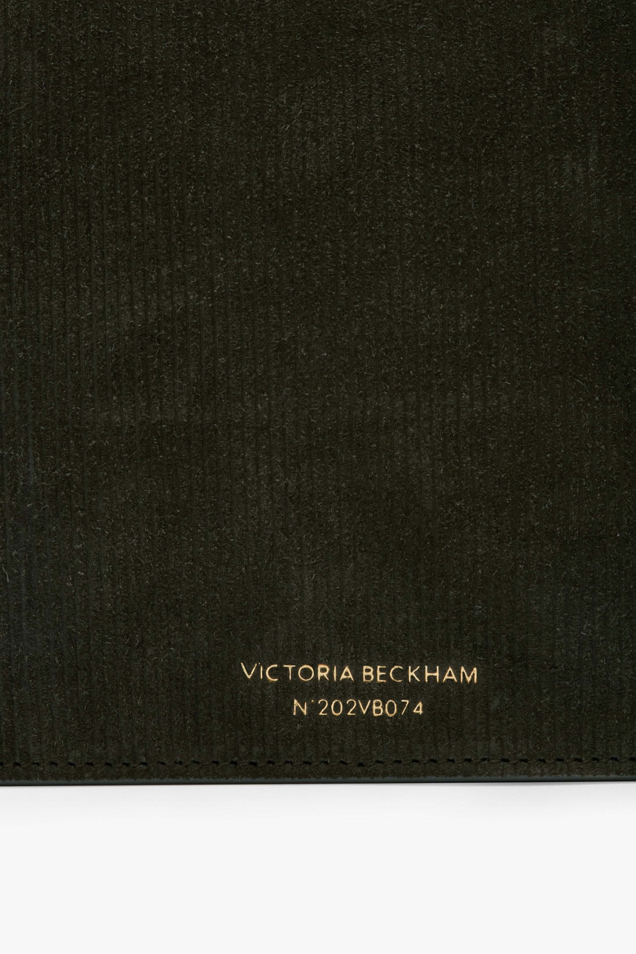 Dorian Bag In Dark Olive Stripe Embossed Suede - 6