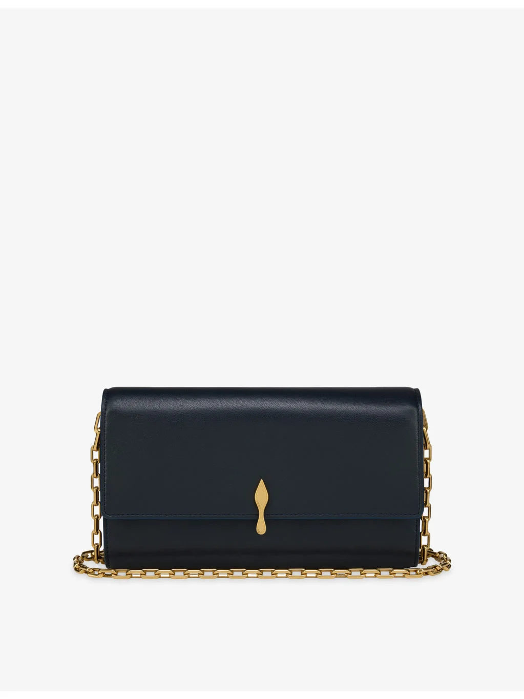Bettina Metallic Leather Wallet-on-Chain - 1