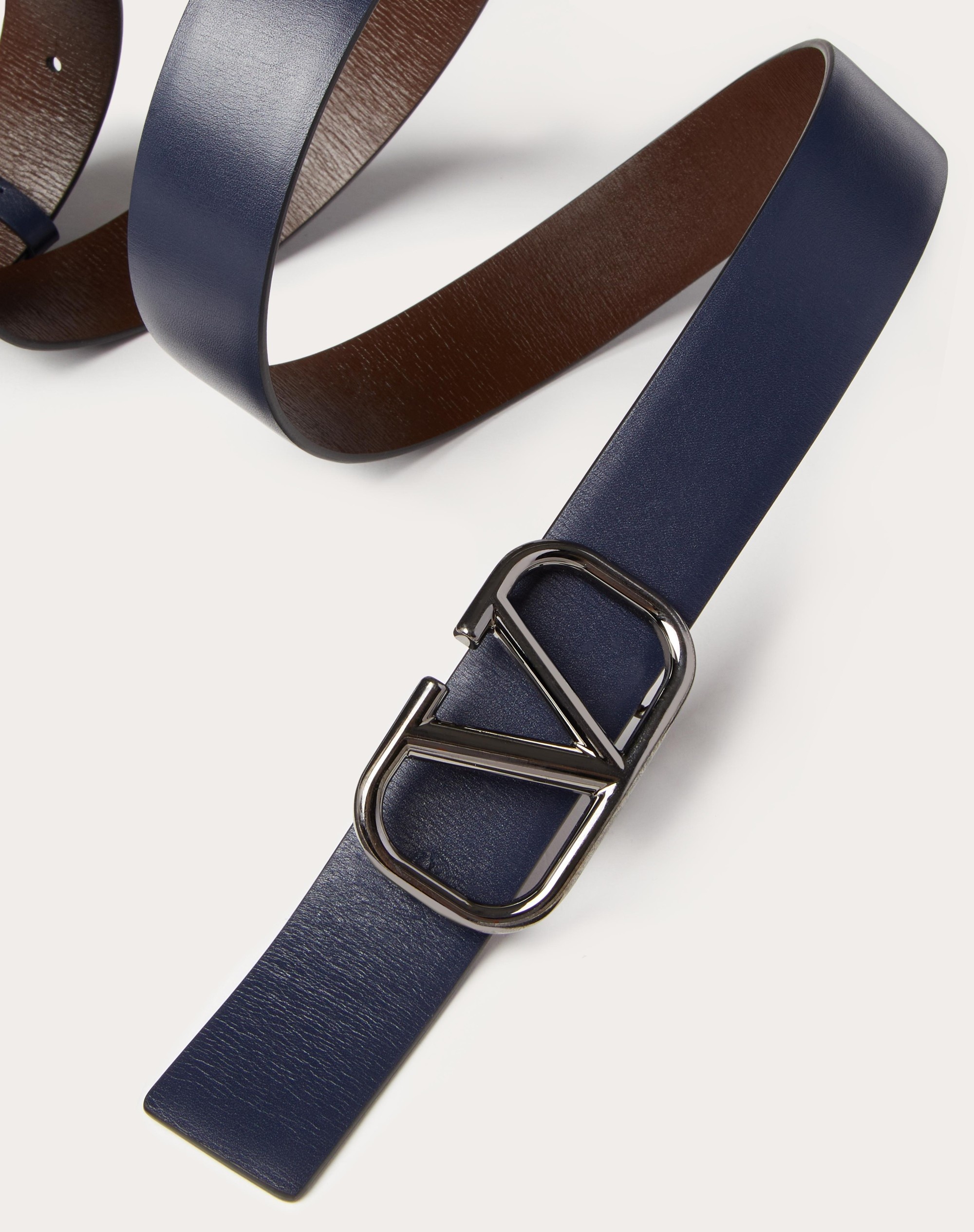 VLOGO SIGNATURE REVERSIBLE CALFSKIN BELT 30 MM / 1.1 IN. - 2