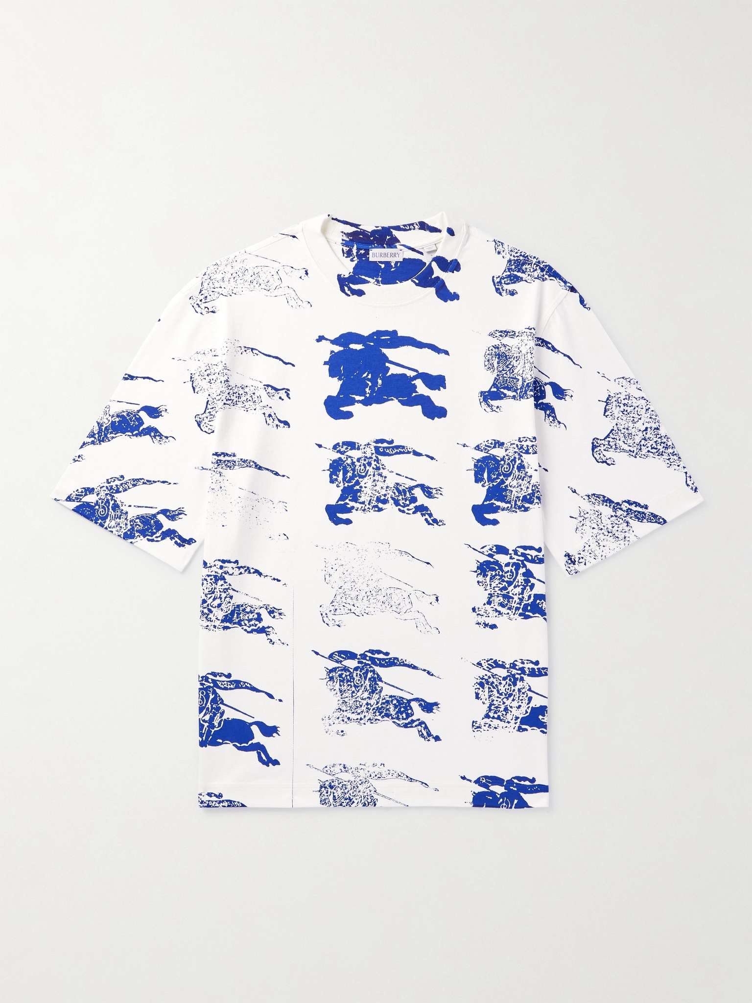 Logo-Print Cotton-Blend T-Shirt - 1