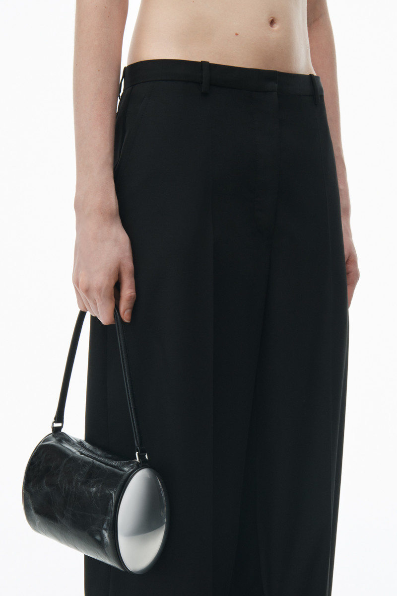Low Waisted Tailored Trouser in Wool Blend 3