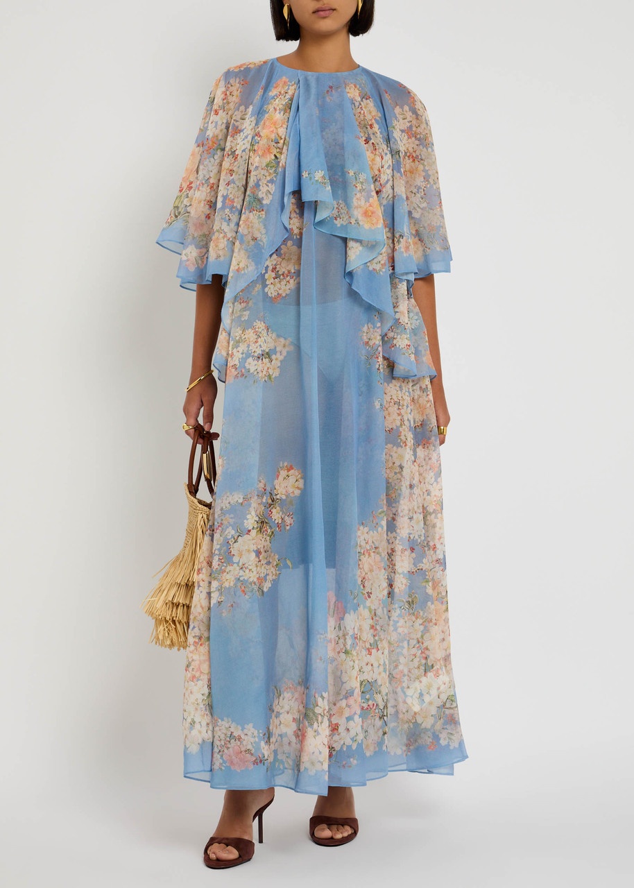 Zimmermann Cascadian Floral-print Chiffon Maxi Dress - 4