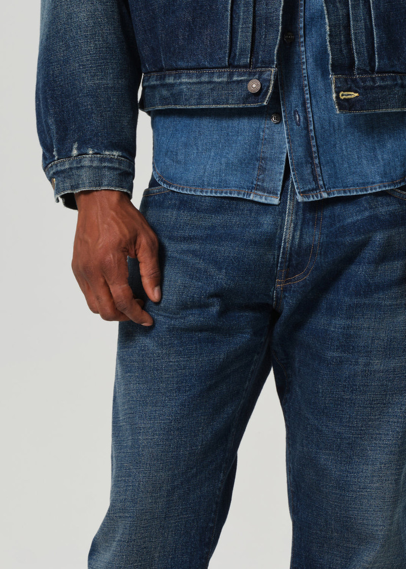 Elijah Relaxed Straight Japanese Selvedge In Covell 6
