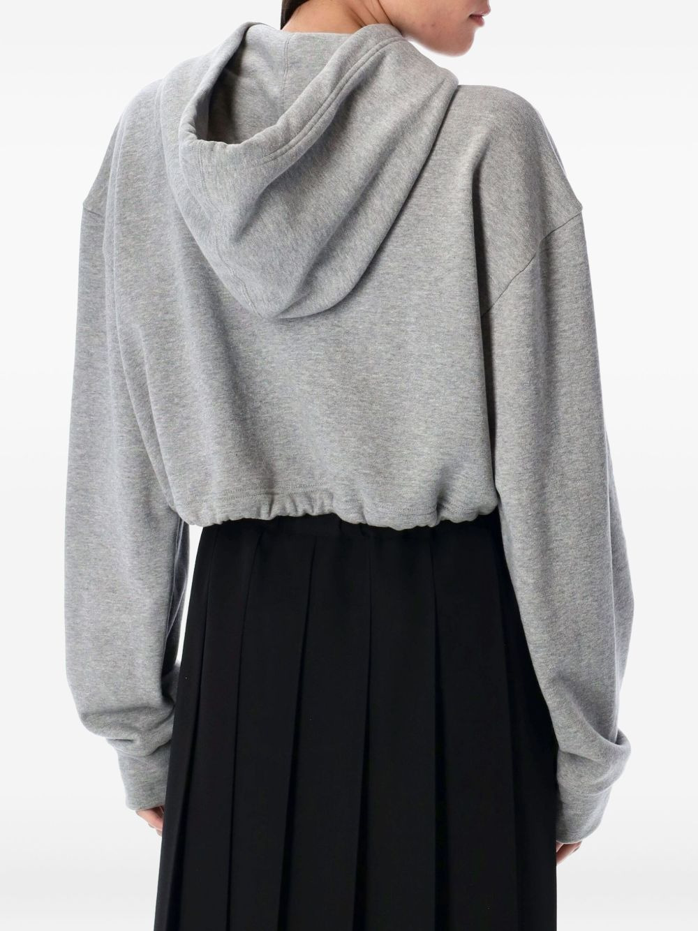 drawstring-hem hoodie - 2