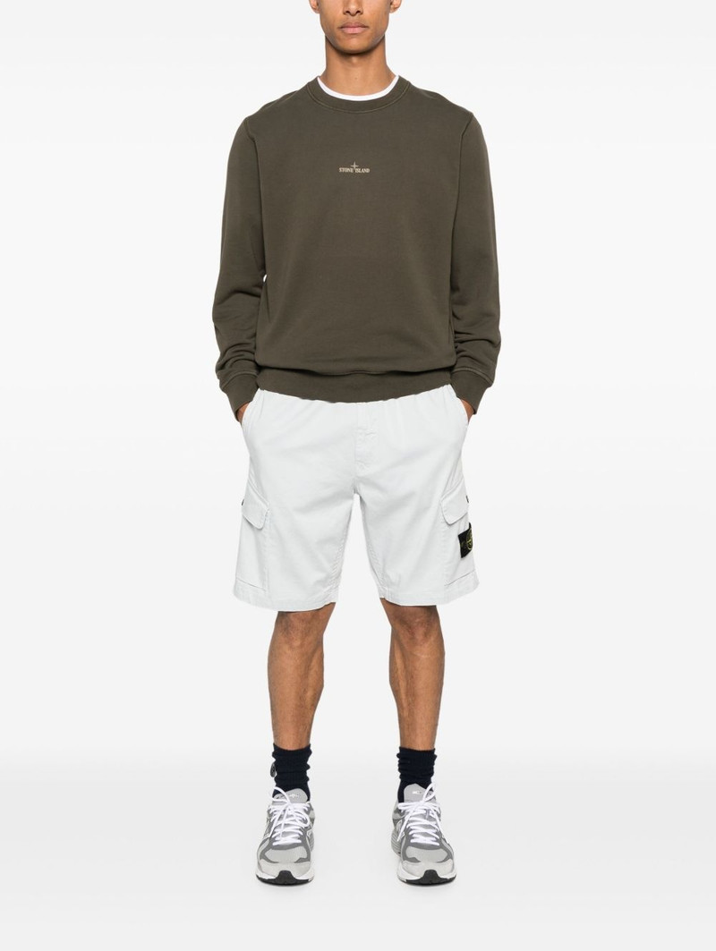Stone Island jersey track shorts outlook