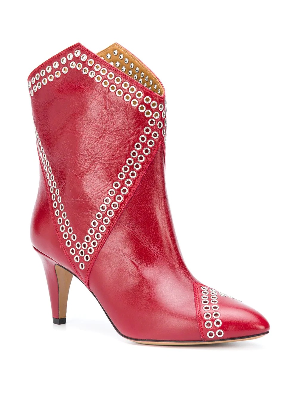 Demka eyelet-embellished boots - 2