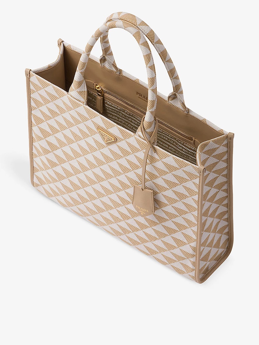 Symbole large woven tote bag - 4