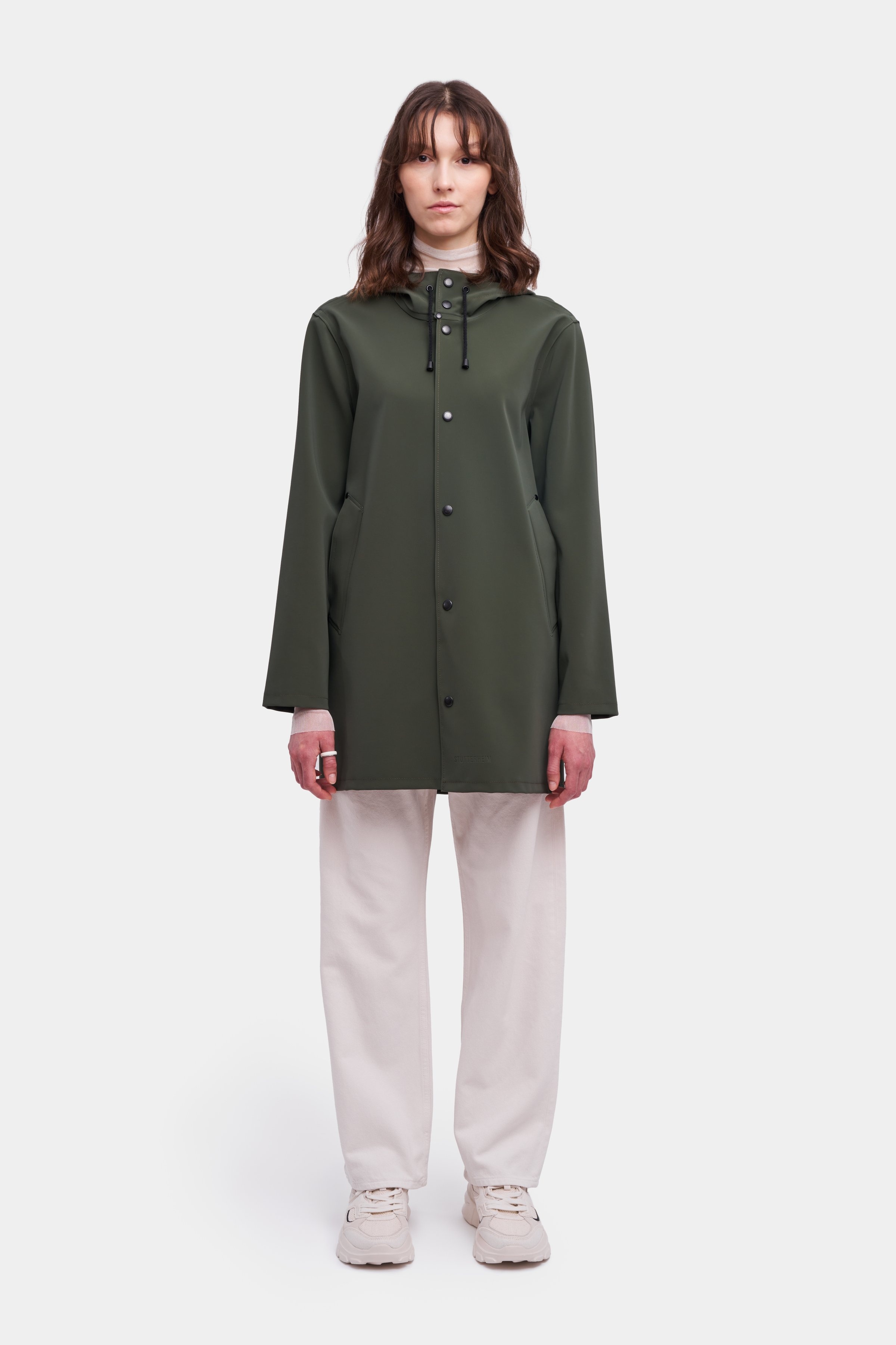 Stockholm Matte Raincoat Dark Green - 2