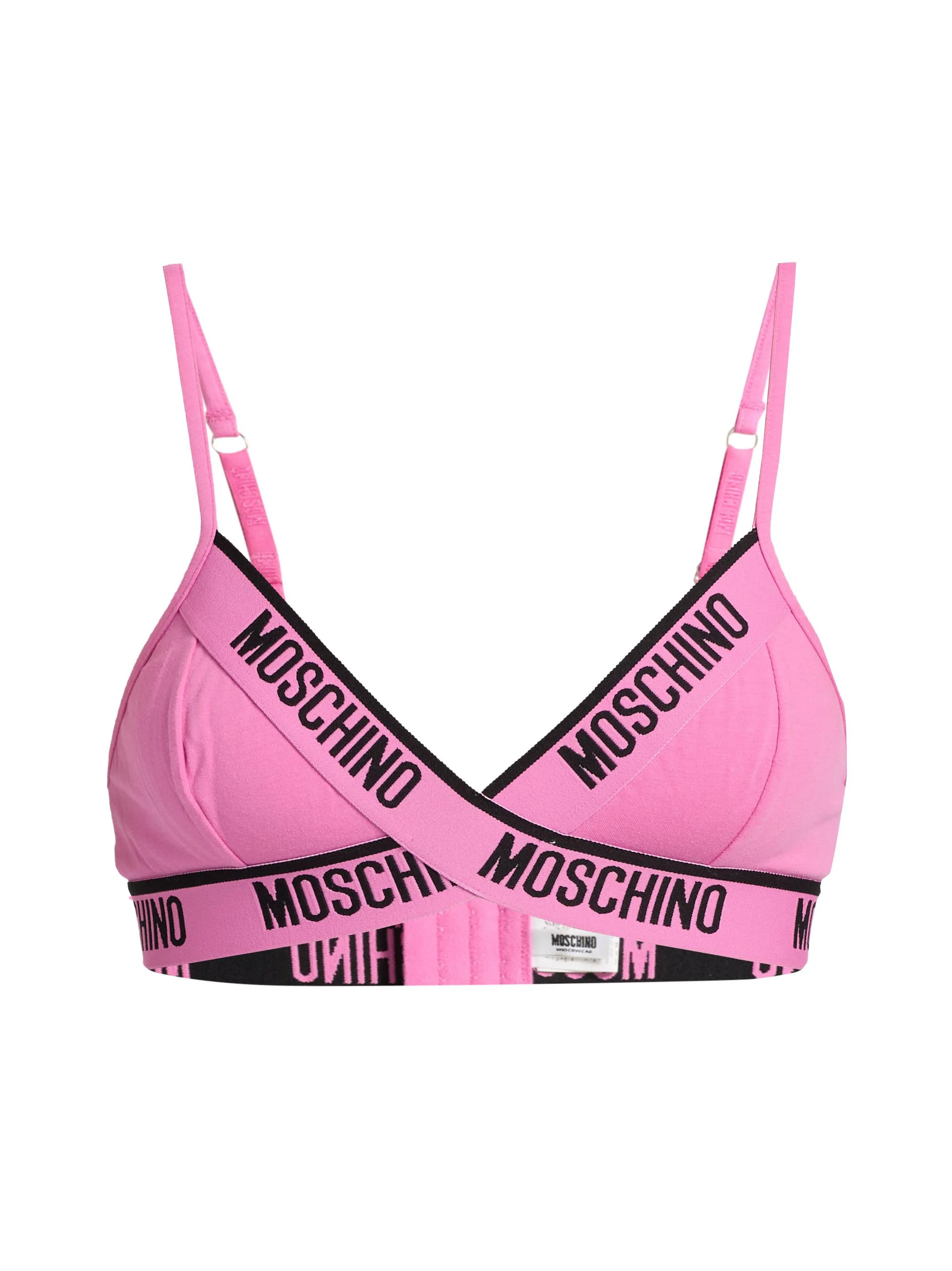 Women's Intimo Donna Logo Triangle Bra - Fucsia - 1