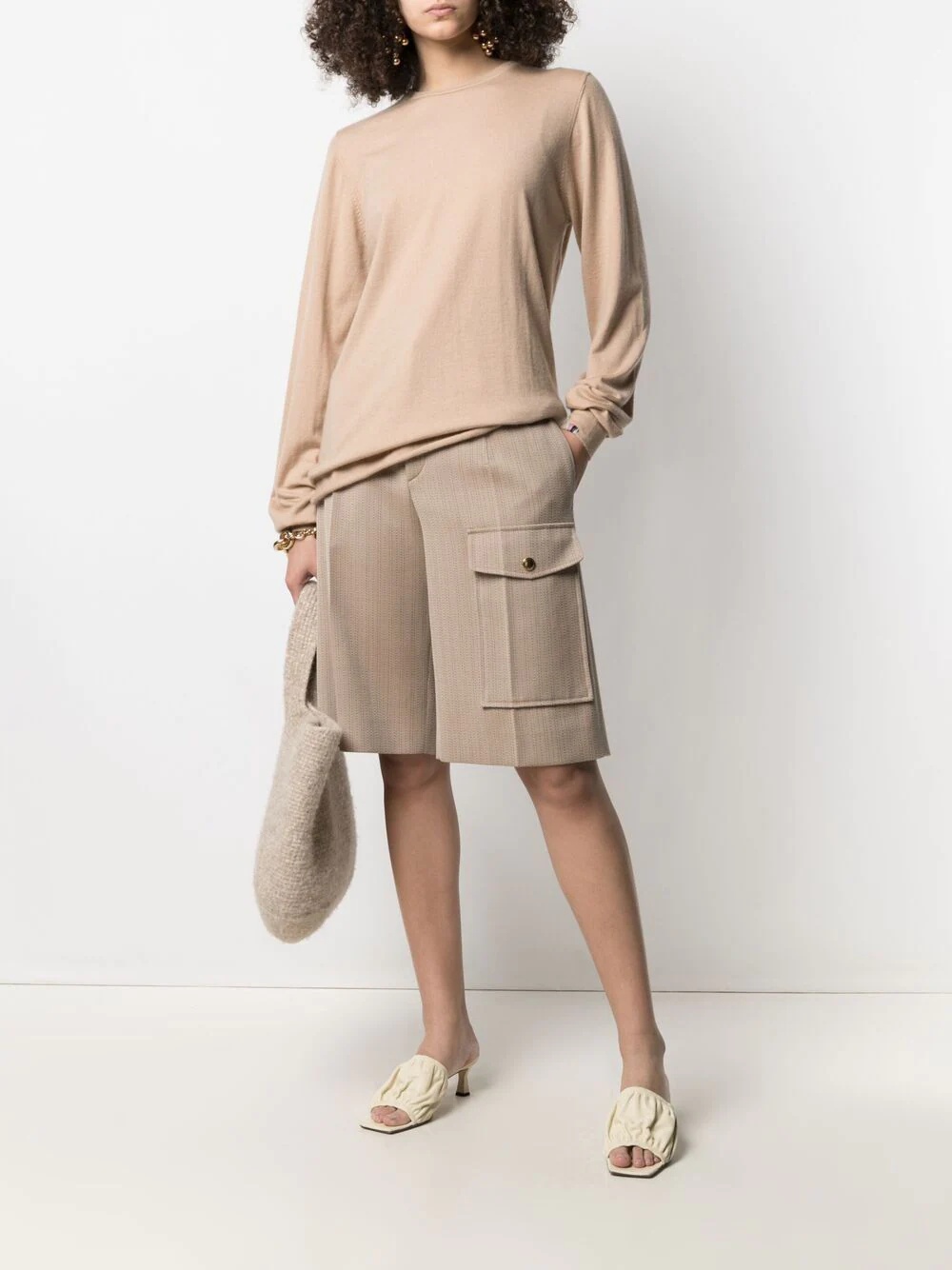 cashmere long-sleeve jumper - 3