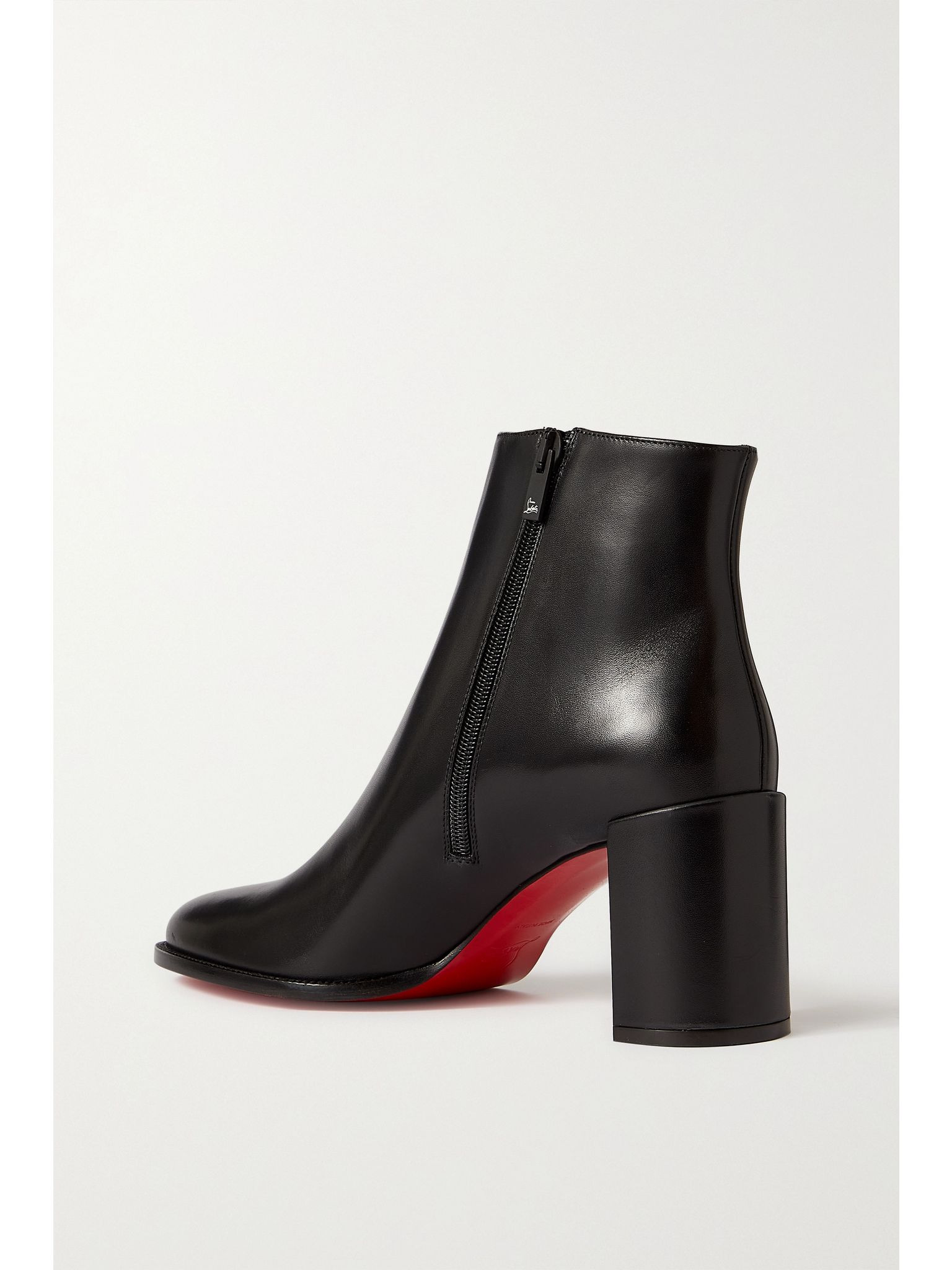 Adoxa 70 leather ankle boots Black - 3