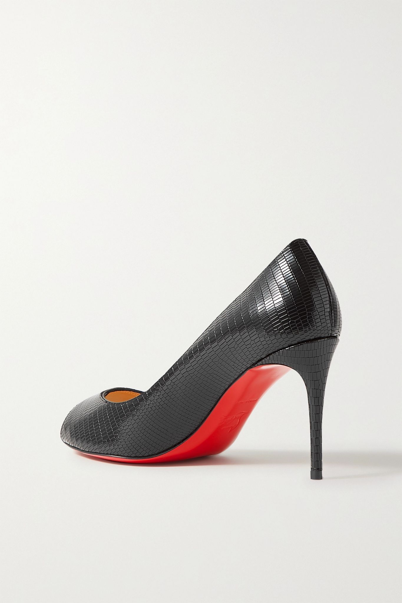 Roxane 85 lizard-effect leather pumps - 4