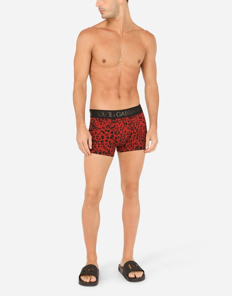 Leopard-print two-way stretch jersey boxers - 2