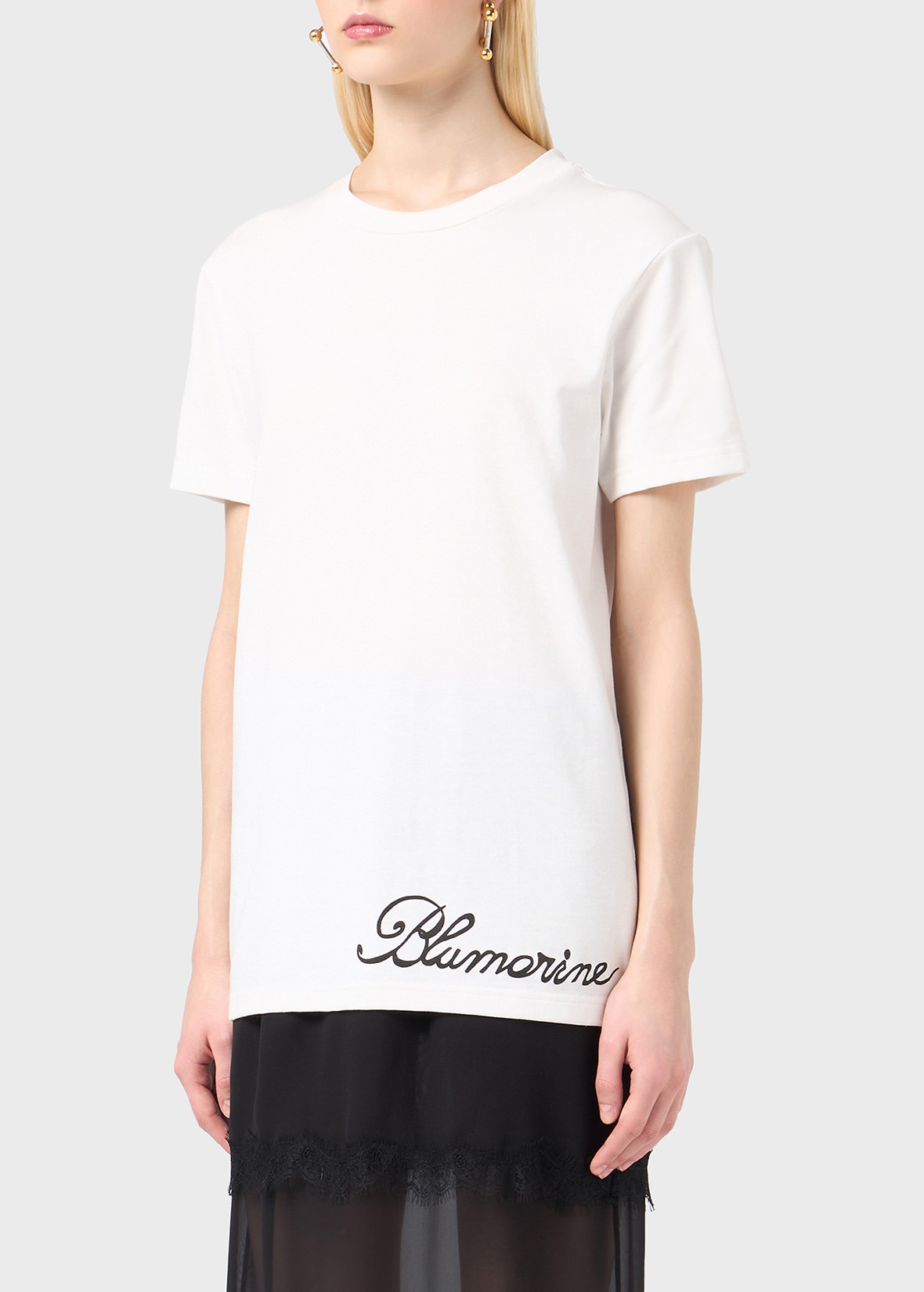 T-SHIRT WITH PRINT AND LOGO - 5