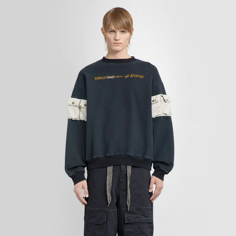 KAPITAL MAN BLACK SWEATSHIRTS 6