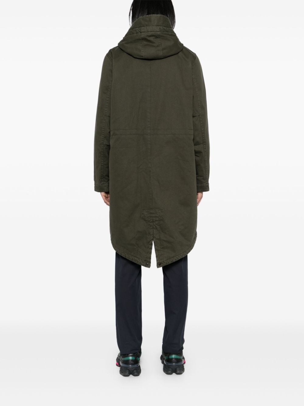 gabardine parka - 4