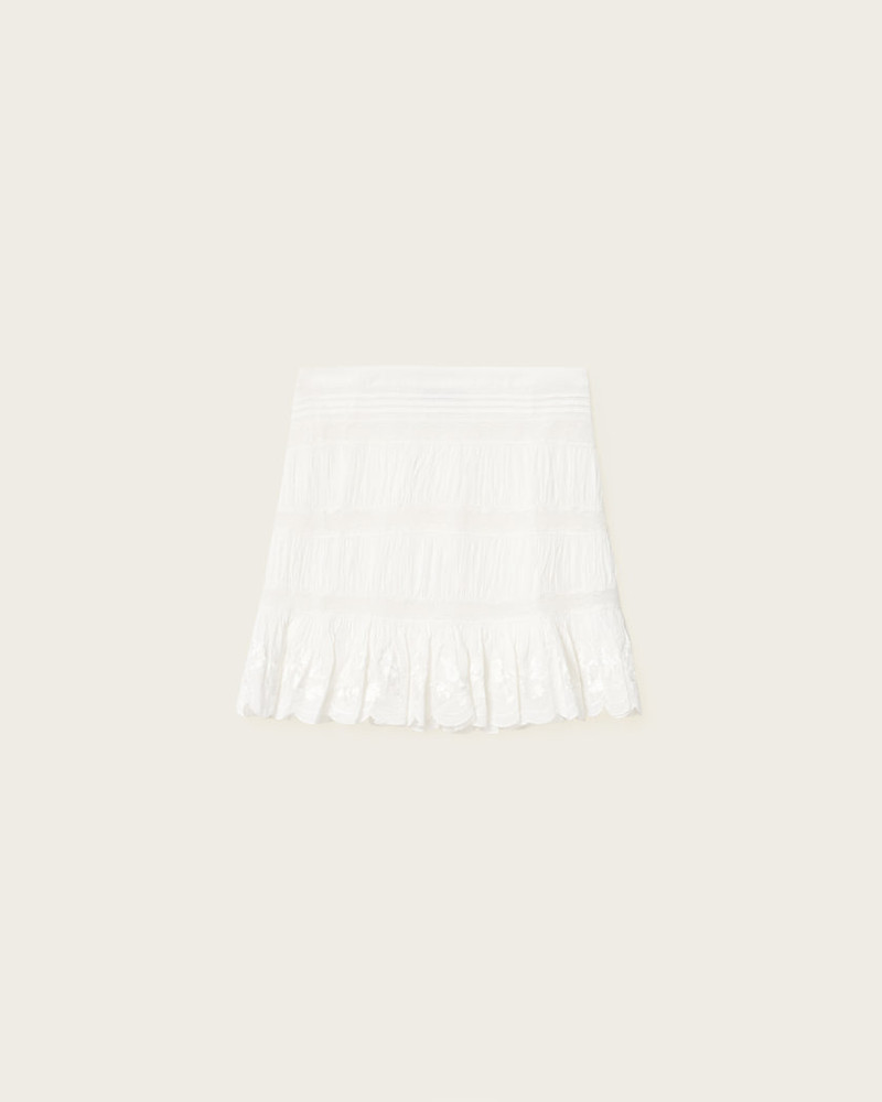 MASIE TIERED MINI SKIRT 1