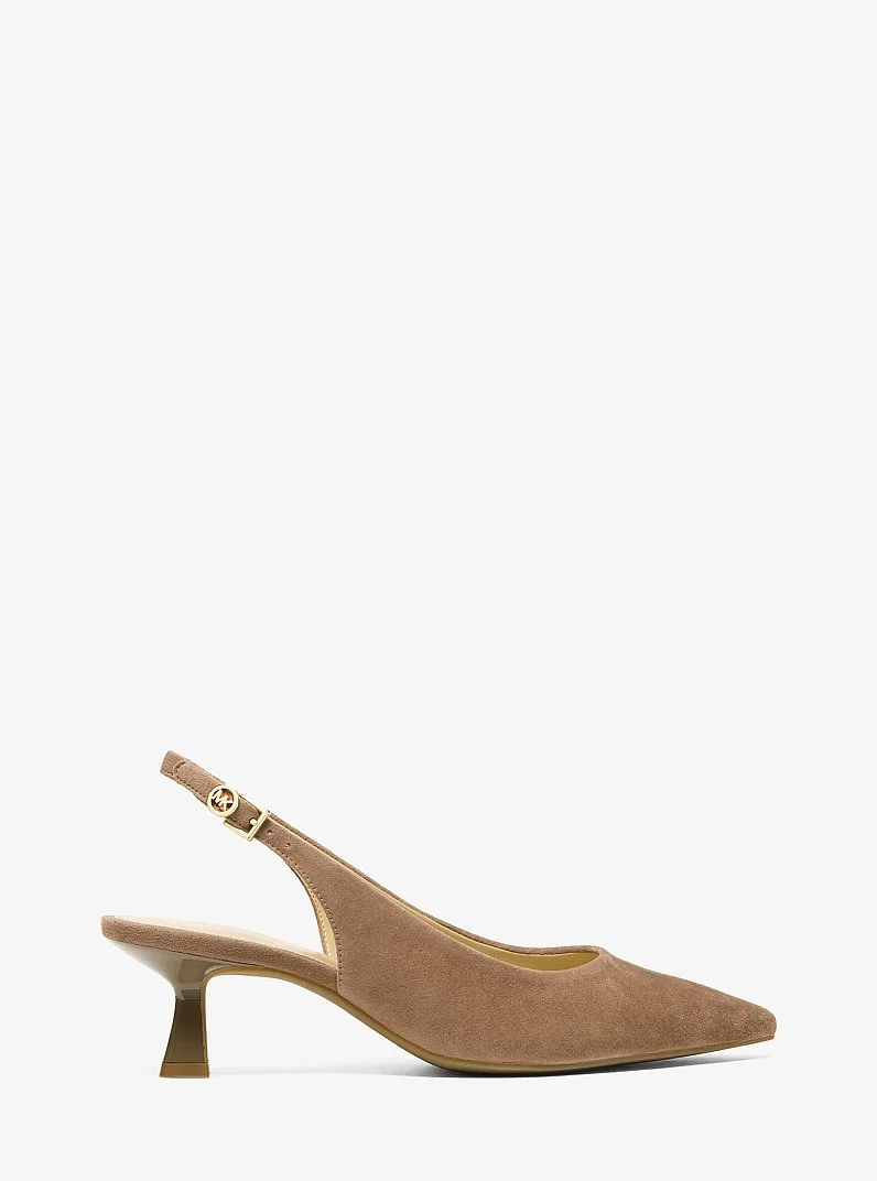 Amali Suede Slingback Pump - 1