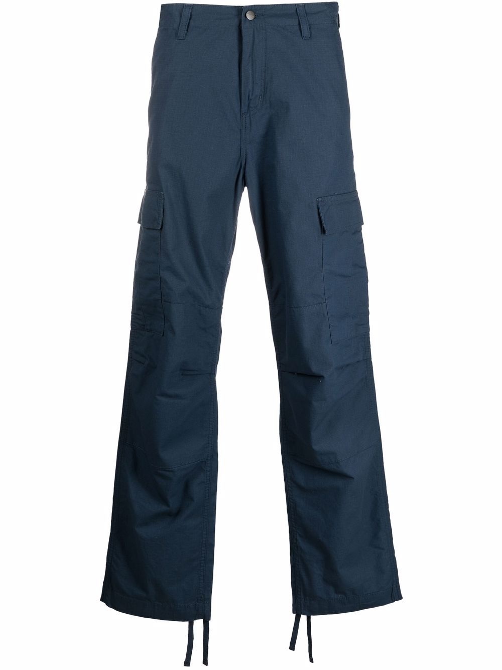 straight-leg cargo trousers - 1