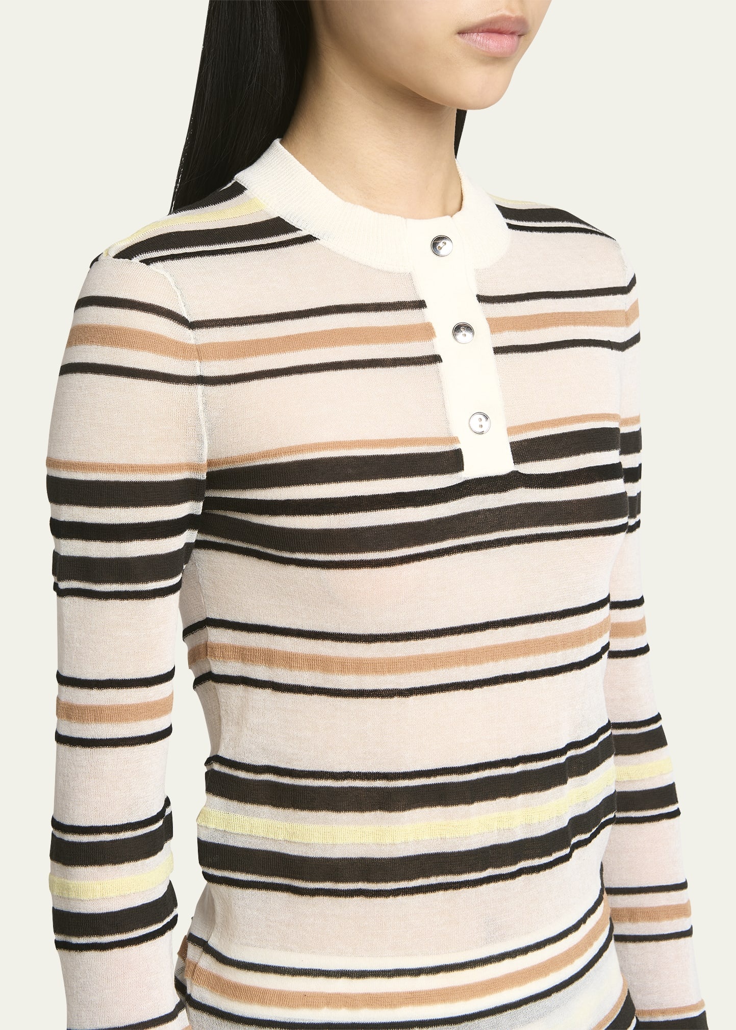 Stripe Knit Sweater - 5