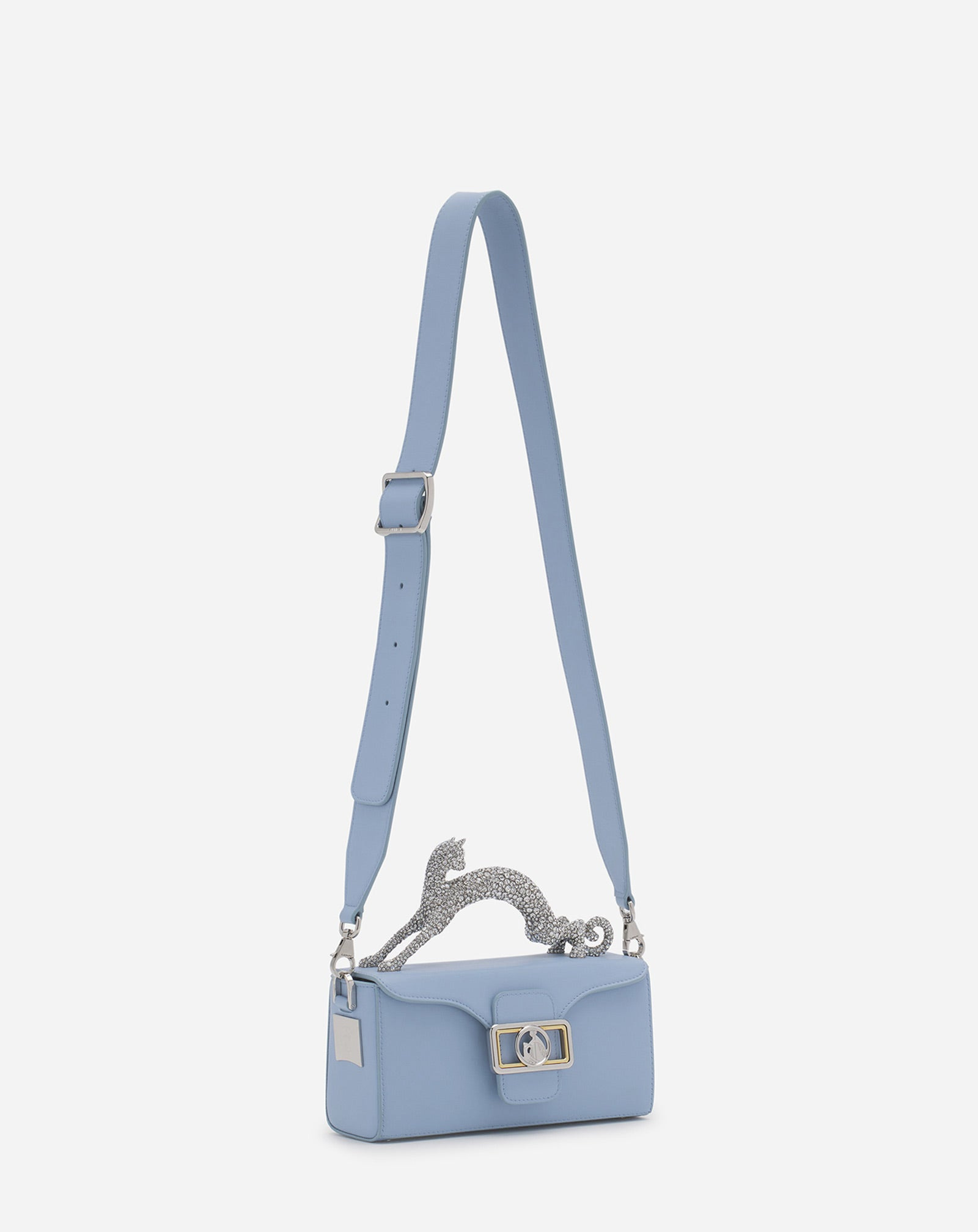 NANO PENCIL CAT LEATHER BAG - 3