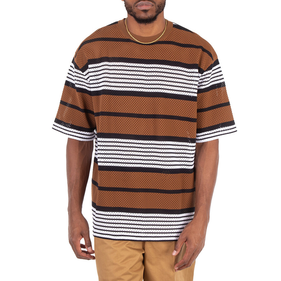 Burberry Stripe-Print Oversized T-Shirt - 1