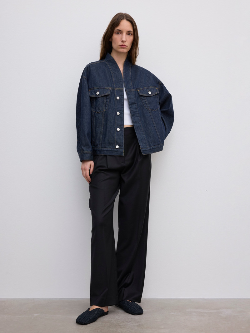 House of Dagmar Short denim jacket outlook