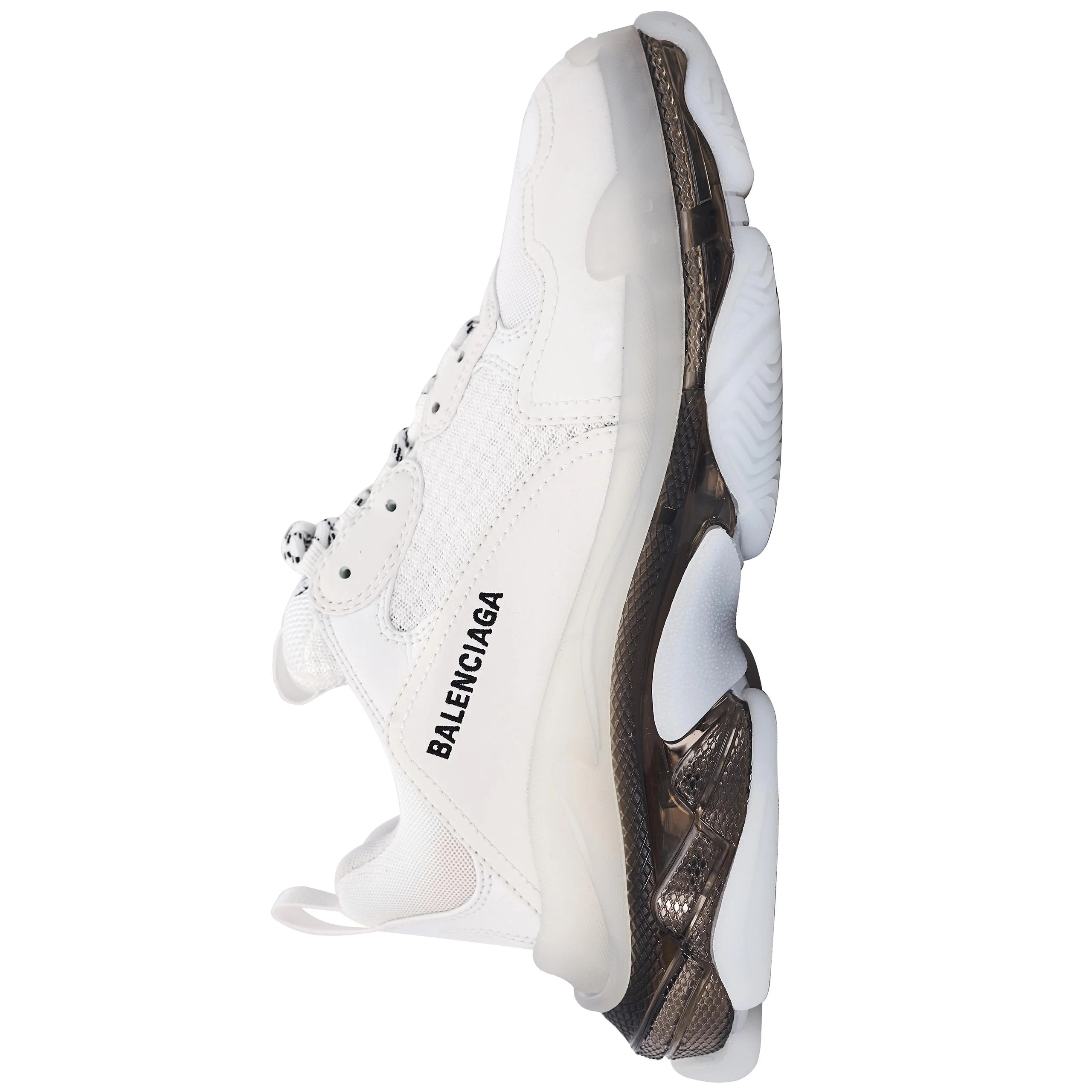WHITE TRIPLE S SNEAKERS - 1