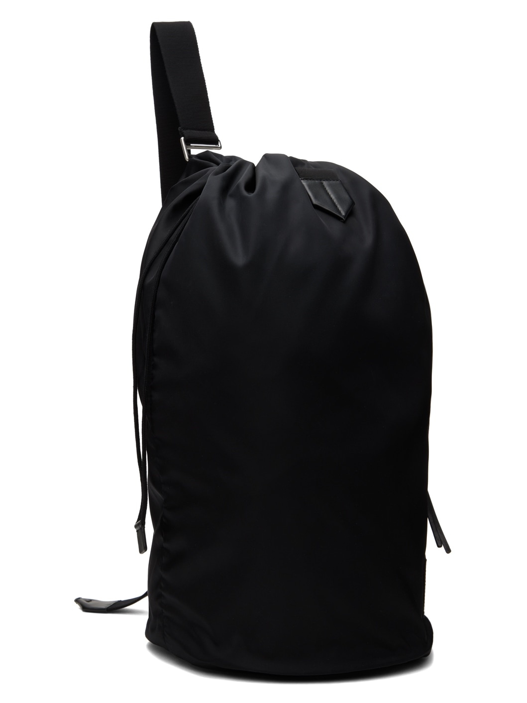 Black Drawstring Bag - 2