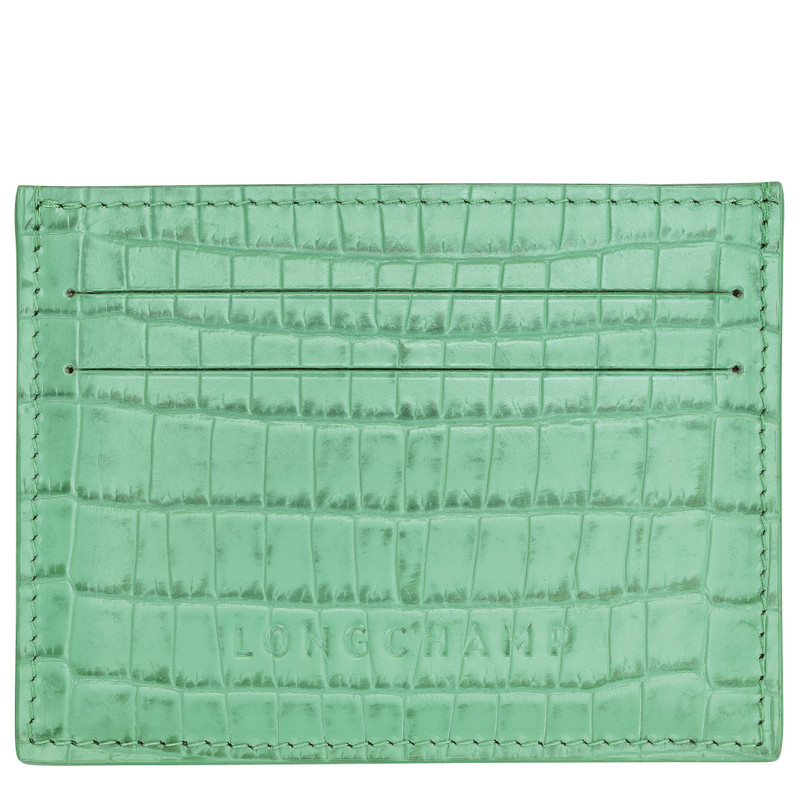Longchamp Pocket Card holder Mint - Leather 1