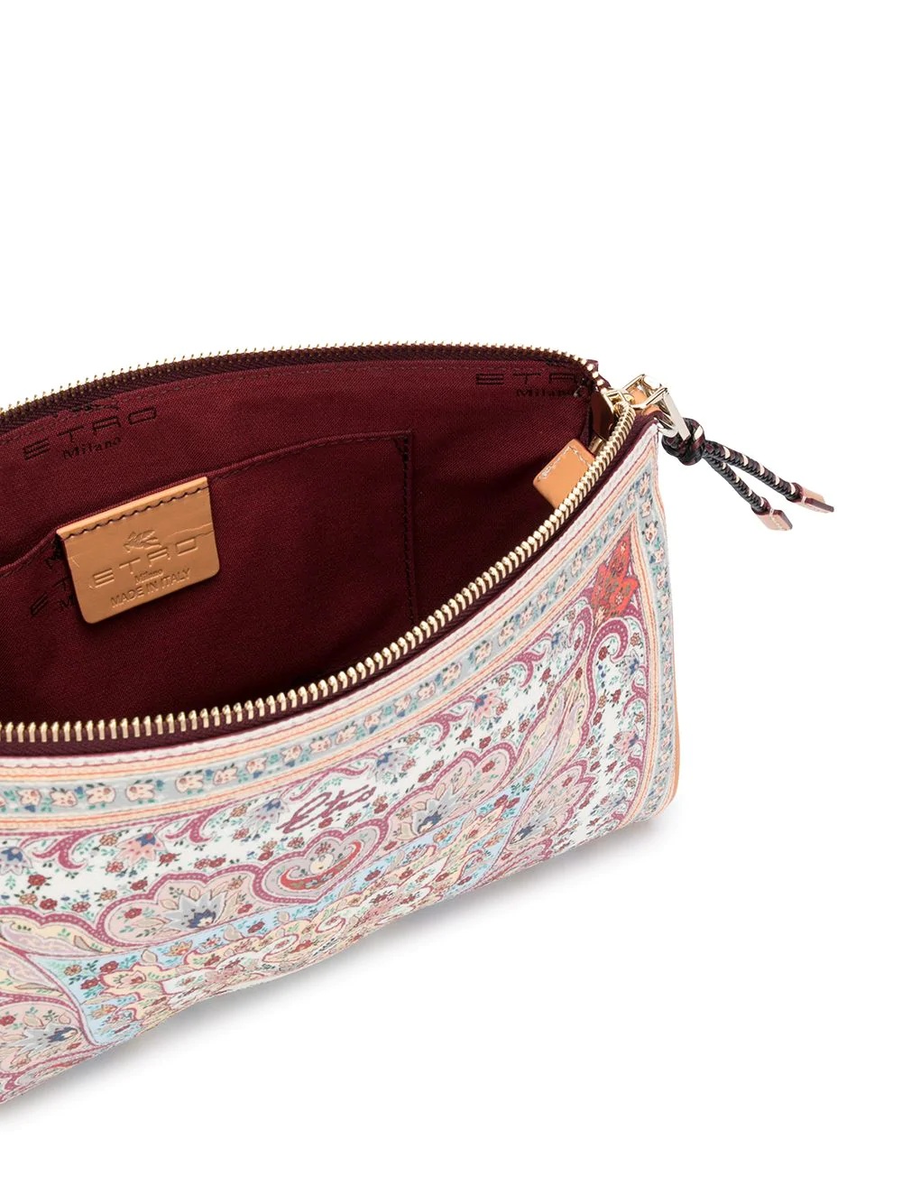 floral-print baguette bag - 5