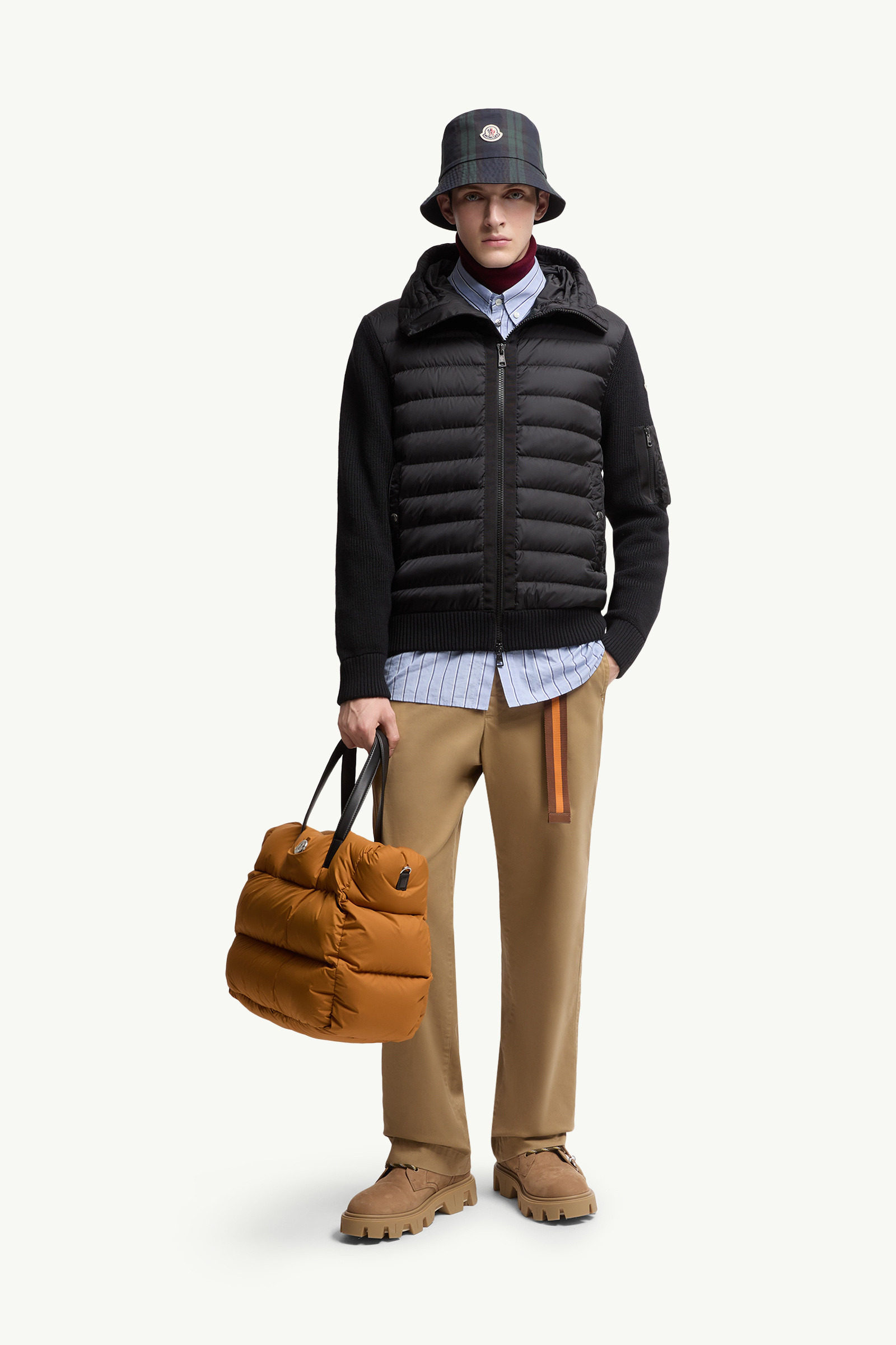 Padded Zip-Up Cardigan - 2