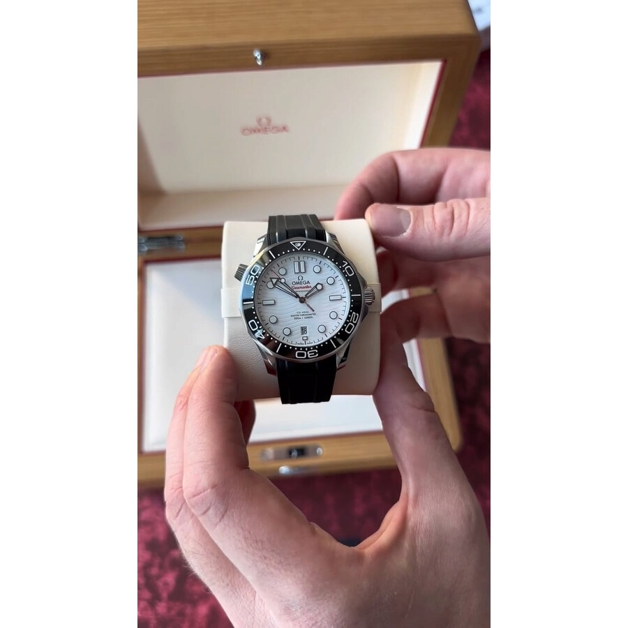 Omega Seamaster Automatic White Dial Men's Watch 210.32.42.20.04.001 - 4