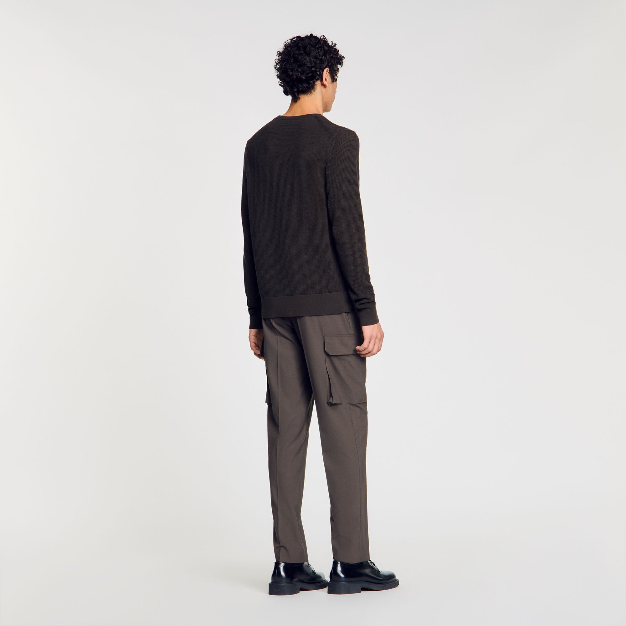 TEXTURED KNIT SWEATER - 5