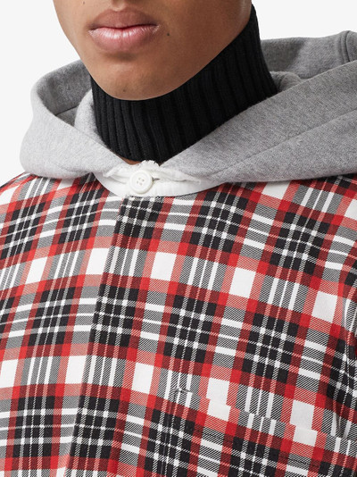 Burberry rib knit collar outlook