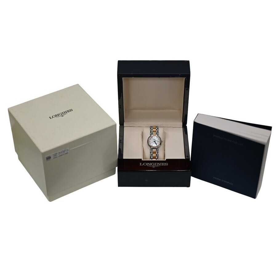 Pre-owned Longines Primaluna Diamond Mother of Pearl Dial Ladies Watch L8.110.5.89.6 - 2