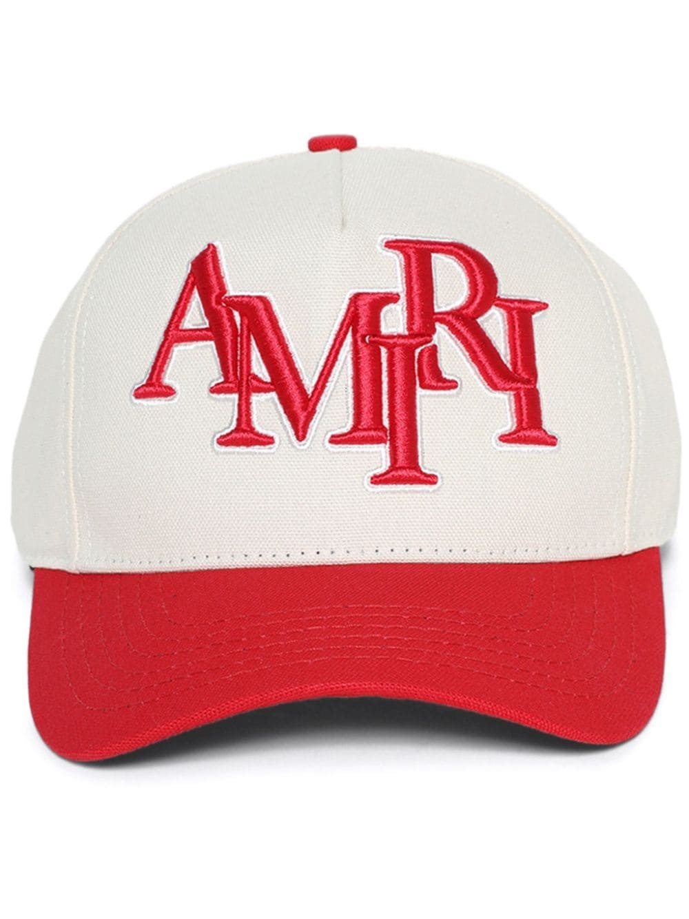 Staggered canvas baseball cap - 1
