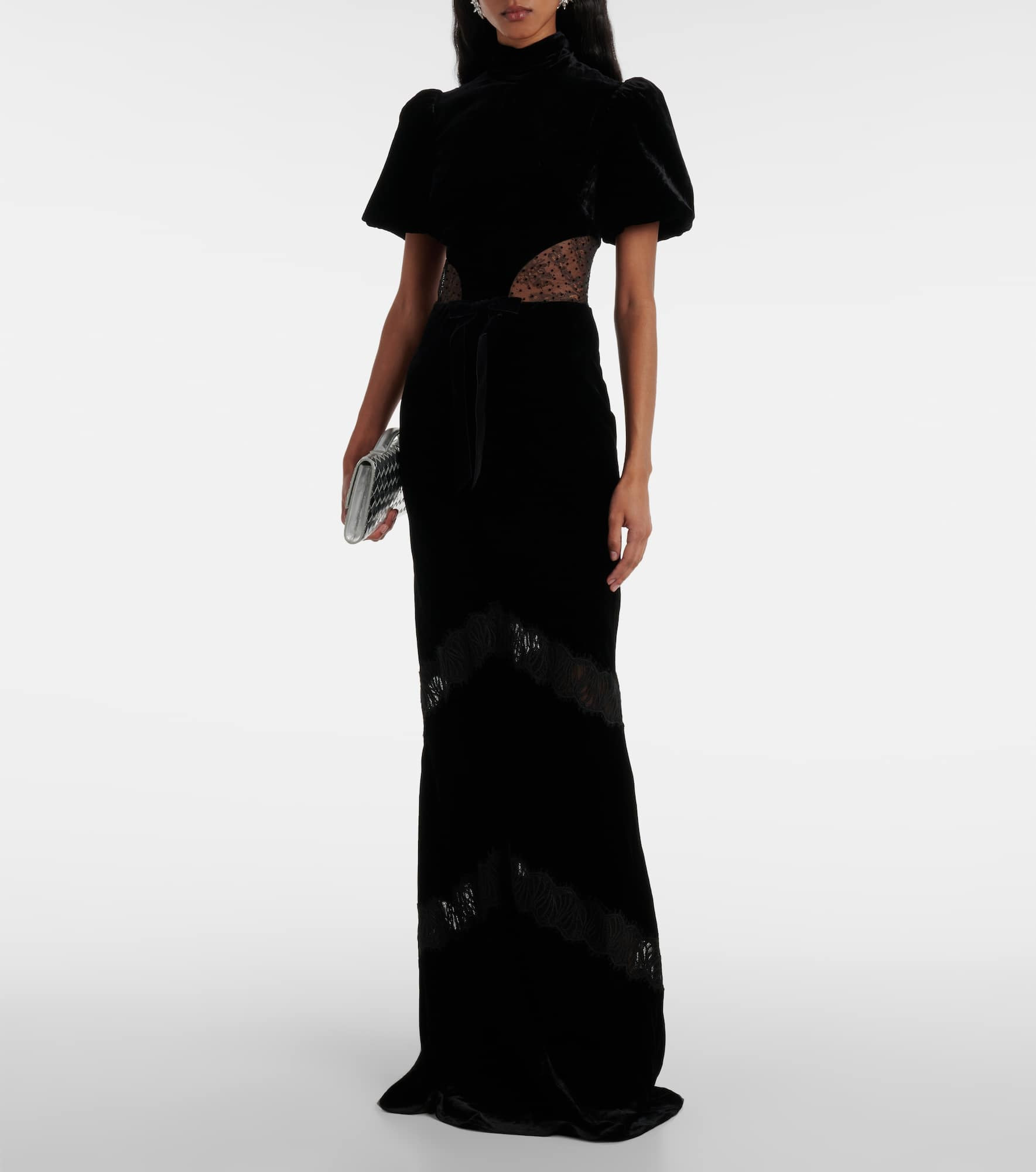 Ethel puff-sleeve maxi dress - 2