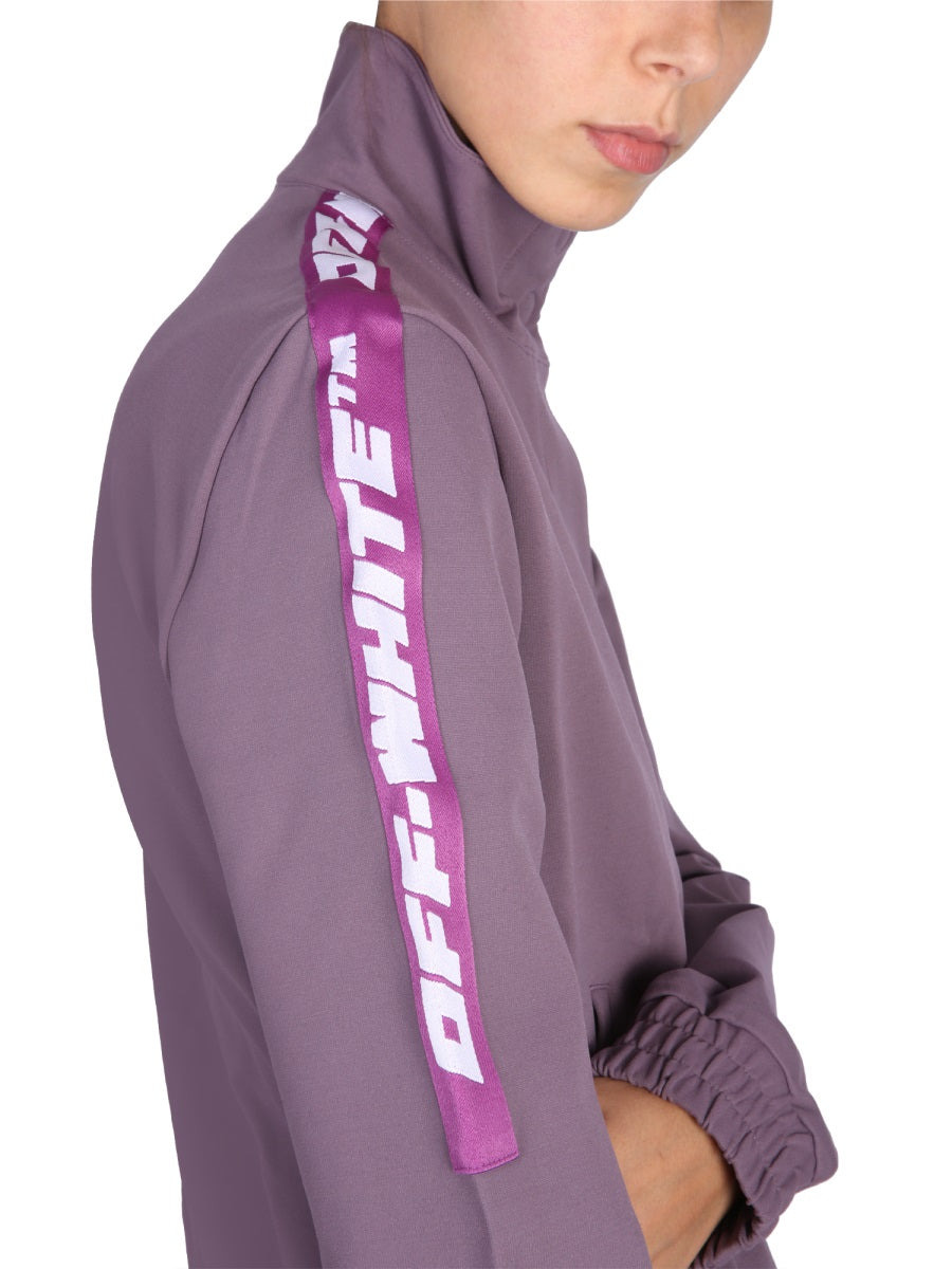 Off-White Women Sweatshirt With Logo Bands - 4
