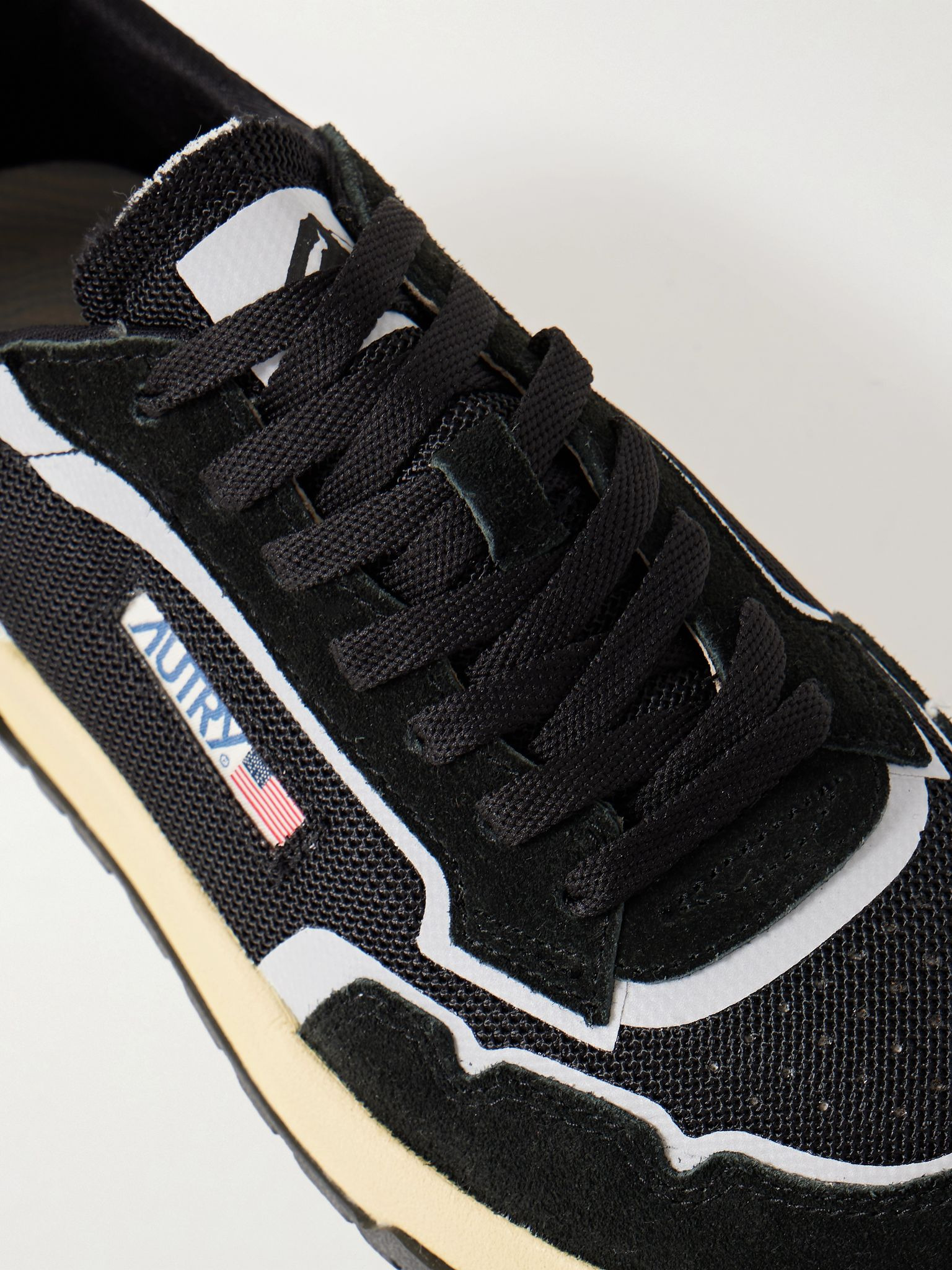 Wildpace Nubuck and Rubber-Trimmed Suede and Mesh Sneakers Black - 5